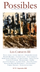 possibles n°37,carnets,écriture,citations