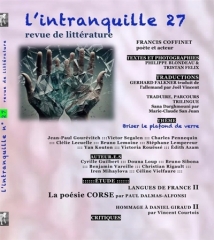 l’intranquille 27,l’atelier de l’agneau,françoise favretto,poésie,traduction,livres,écriture,création